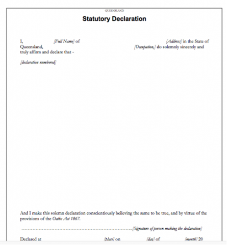 declaration statutory docdownload include